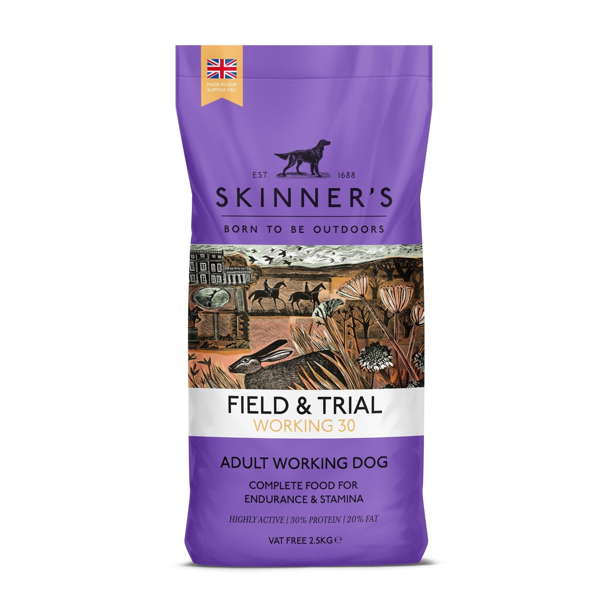 Skinners Field & Trial Working 30 2.5kg | Luxury Home Accessories | Heulog Glow
