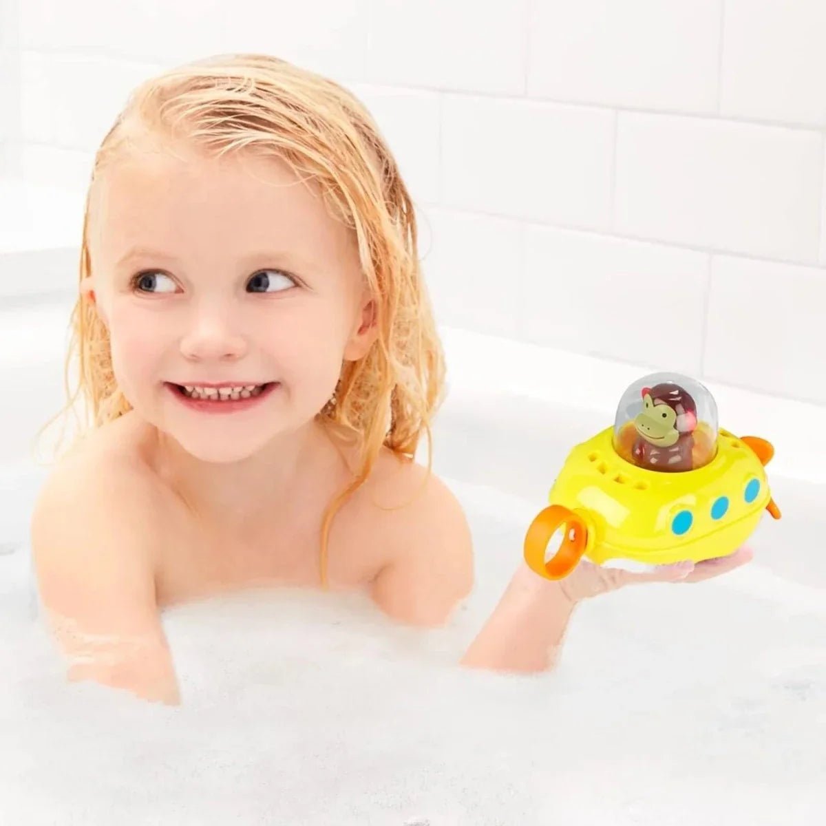 Skip Hop Pull & Go Monkey Submarine | Luxury Home Accessories | Heulog Glow