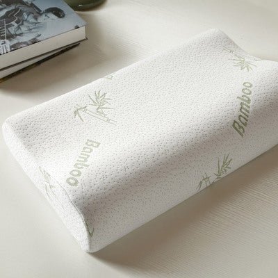 SleepAlign Bamboo Memory Foam Cervical Pillow – Neck Pain Relief & Support | Luxury Home Accessories | Heulog Glow
