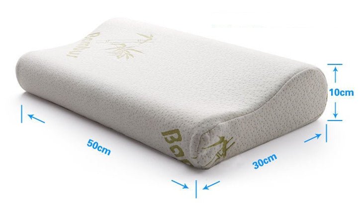 SleepAlign Bamboo Memory Foam Cervical Pillow – Neck Pain Relief & Support | Luxury Home Accessories | Heulog Glow