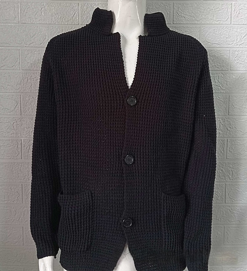 Slim Stand Collar Knitted New Cardigan Jacket | Luxury Home Accessories | Heulog Glow