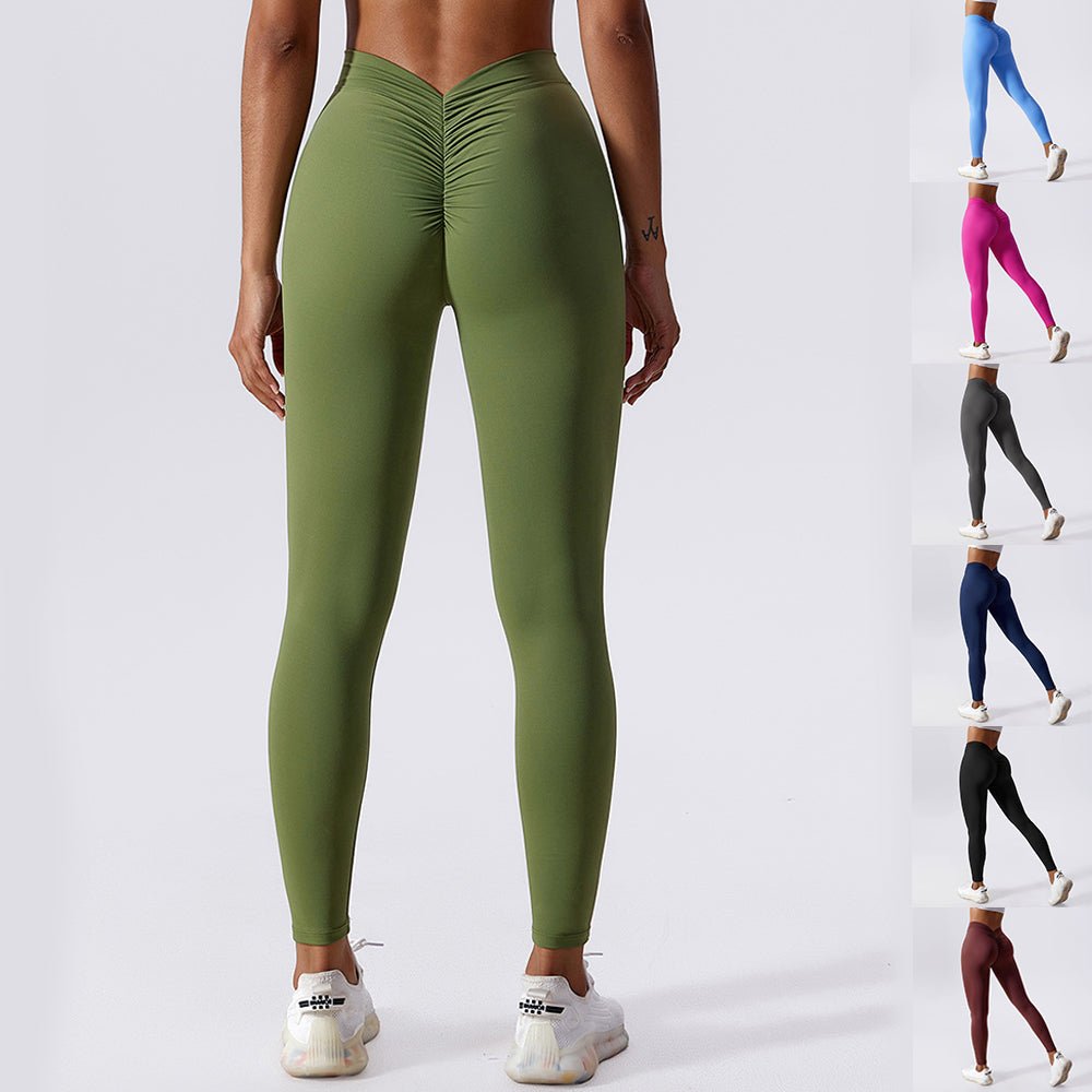 Slim Yoga Fitness Pants Breathable Quick-drying Leggings Peach Hip Lifting Trousers For Women Clothing | Luxury Home Accessories | Heulog Glow