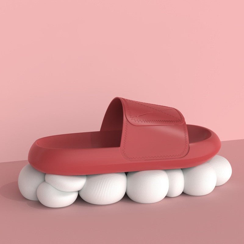 Slipper Female Summer Indoor Home Thickened Bottom Anti Slip Net Red Couple Bath Bathroom Home Cool Slipper Male | Luxury Home Accessories | Heulog Glow
