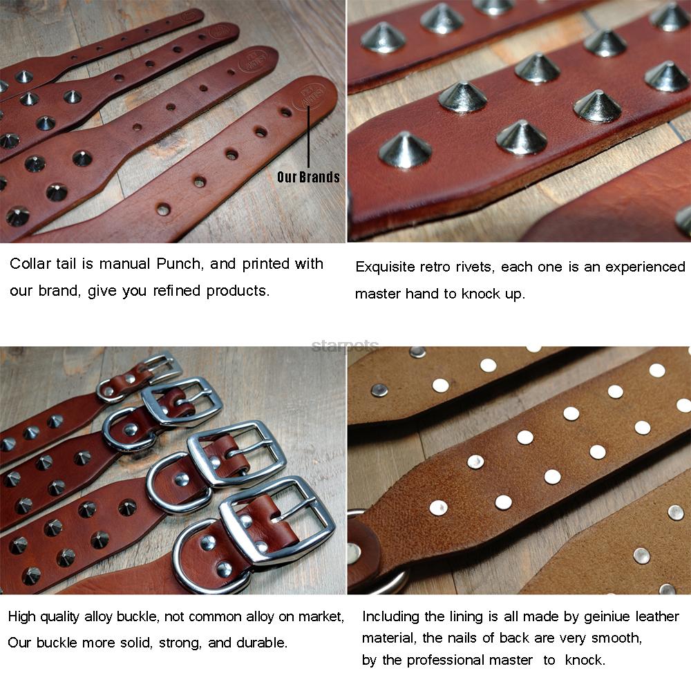 Small And Medium Sized Dog Cowhide Collar | Luxury Home Accessories | Heulog Glow