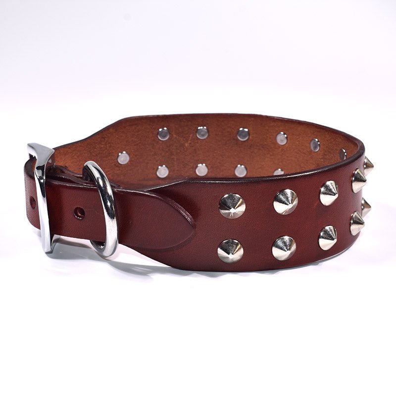 Small And Medium Sized Dog Cowhide Collar | Luxury Home Accessories | Heulog Glow