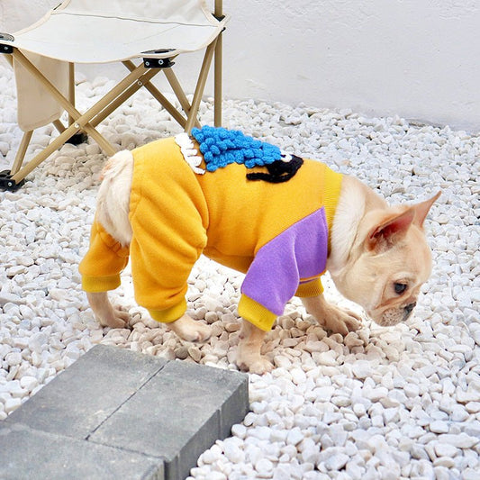 Small Dog Fadoubago Clothes Plush And Thickened Pet Four-legged Clothes To Keep Warm In Winter | Luxury Home Accessories | Heulog Glow