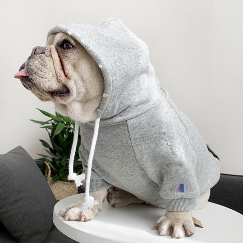 Small Dog Trendy Brand Plus Fleece Hooded Sweater | Luxury Home Accessories | Heulog Glow