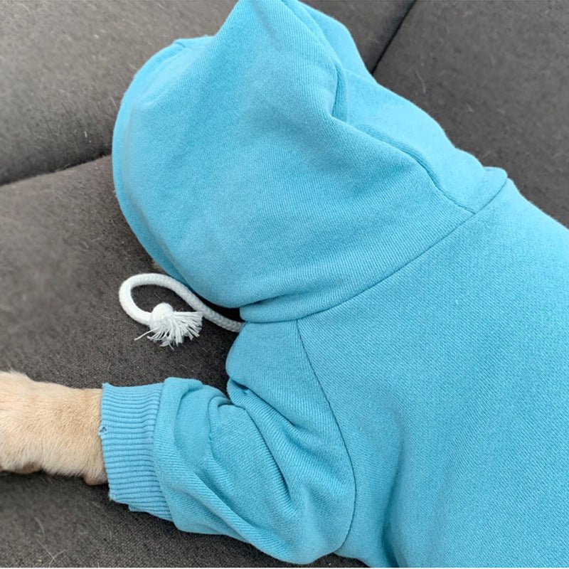 Small Dog Trendy Brand Plus Fleece Hooded Sweater | Luxury Home Accessories | Heulog Glow