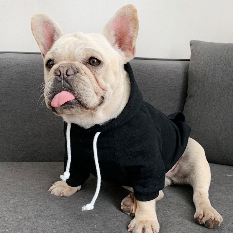 Small Dog Trendy Brand Plus Fleece Hooded Sweater | Luxury Home Accessories | Heulog Glow