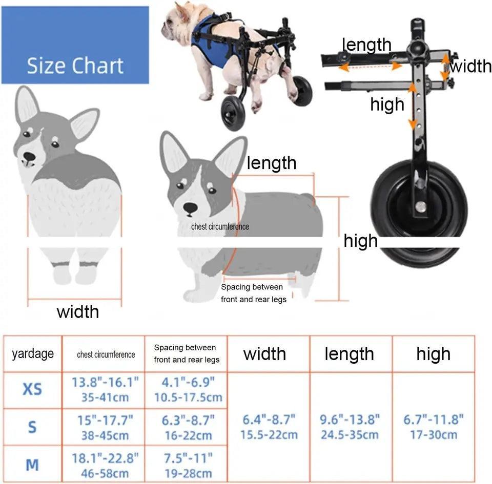 Small Dog Wheelchair | Luxury Home Accessories | Heulog Glow