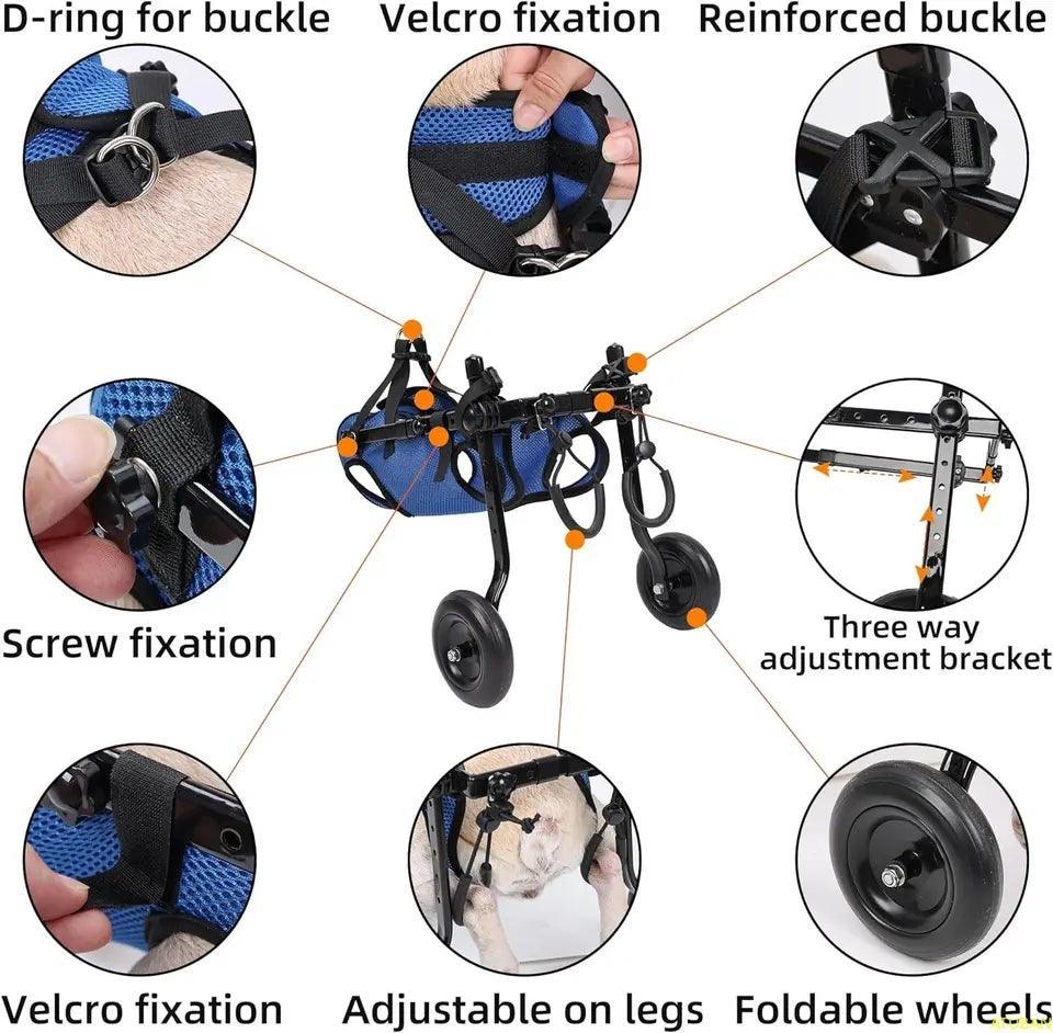 Small Dog Wheelchair | Luxury Home Accessories | Heulog Glow