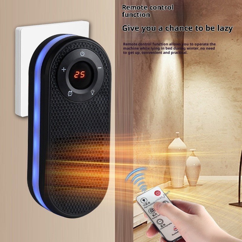 Small Heater 180 Degree Rotatable Electric Heater With Remote LED Display Overheat Protection Warmer With Timer Function | Luxury Home Accessories | Heulog Glow