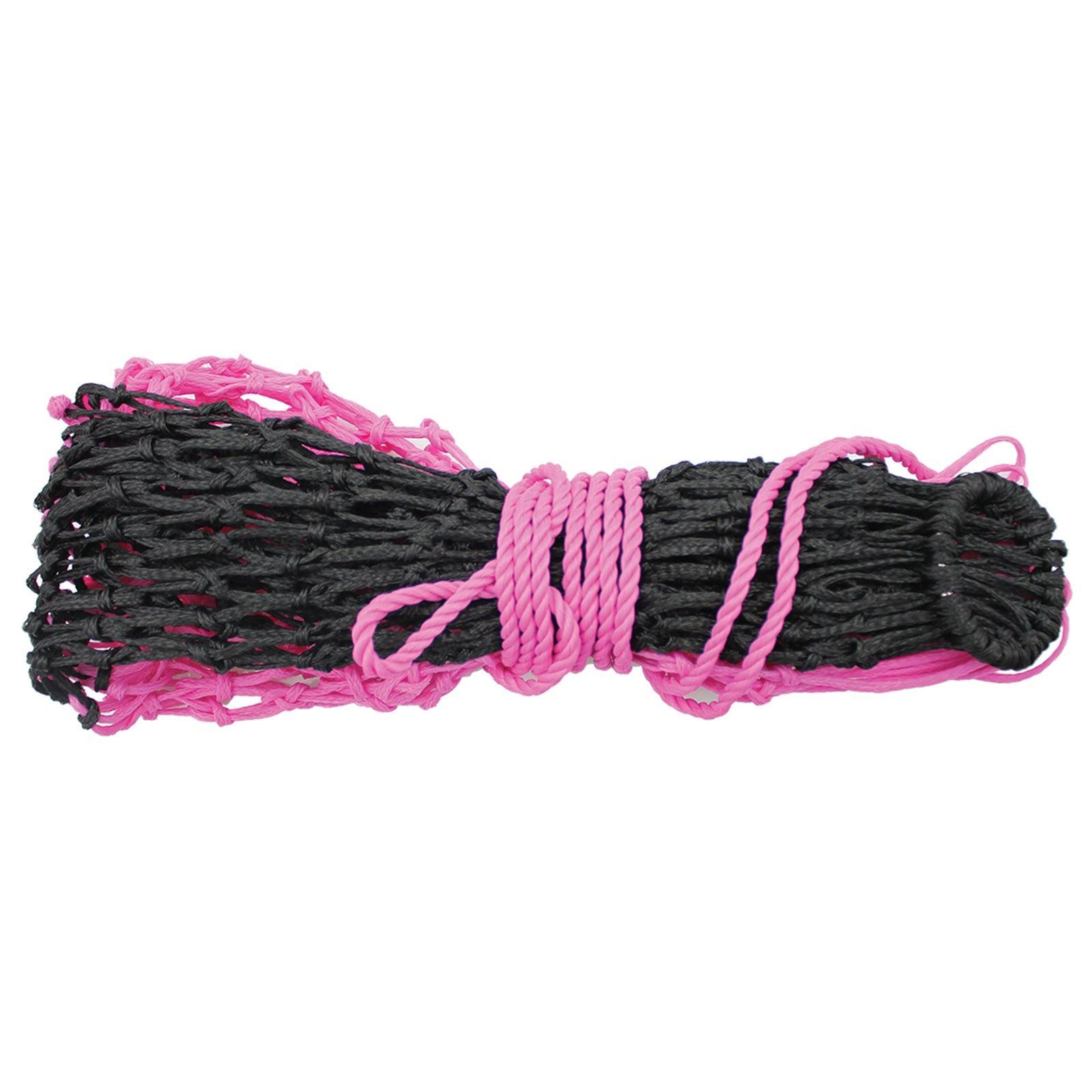 Small Mesh Polypro Hay Net Pink&Black | Luxury Home Accessories | Heulog Glow