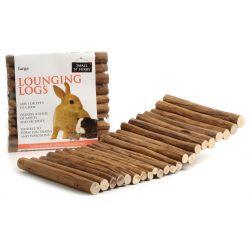 Small 'N' Furry Lounging Logs Large | Luxury Home Accessories | Heulog Glow