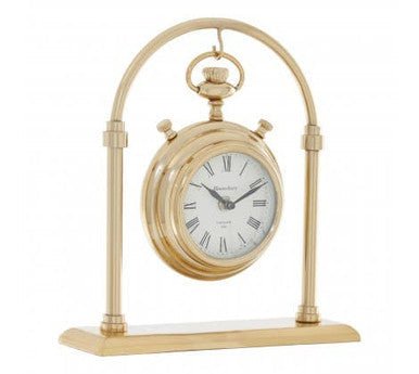 Small Round Mantel Clock | Hampstead | Luxury Home Accessories | Heulog Glow