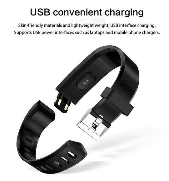 Smart Bracelet With Bluetooth Wristband Heart Rate Monitor Watch Activity Fitness Tracker | Luxury Home Accessories | Heulog Glow