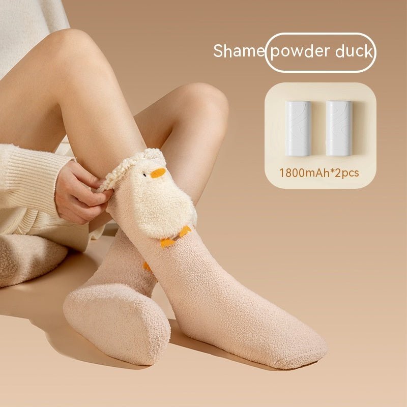 Smart Feet Warmer Electric Heating Socks Warm And Cute | Luxury Home Accessories | Heulog Glow