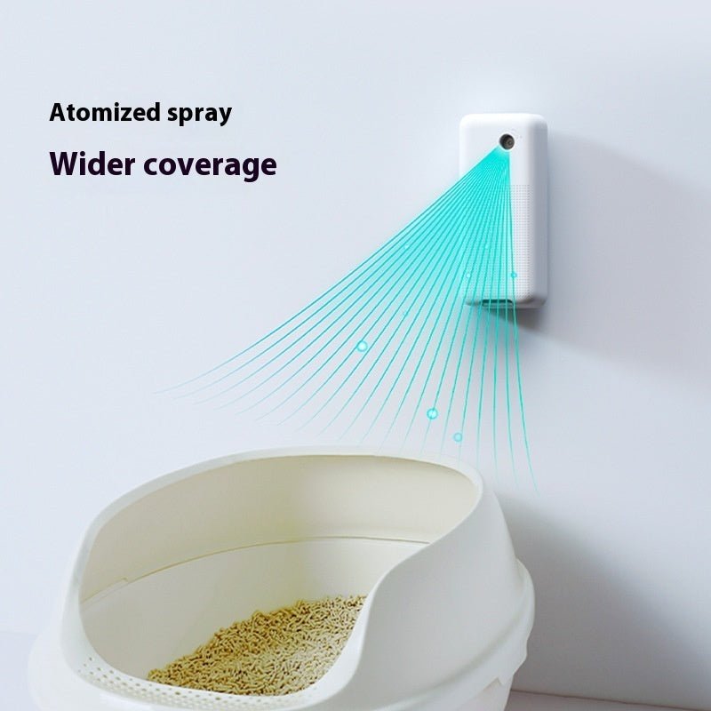 Smart Spray Odor Removal Machine Litter Box Freshener | Luxury Home Accessories | Heulog Glow