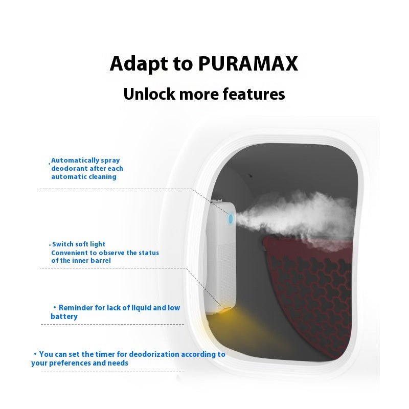 Smart Spray Odor Removal Machine Litter Box Freshener | Luxury Home Accessories | Heulog Glow