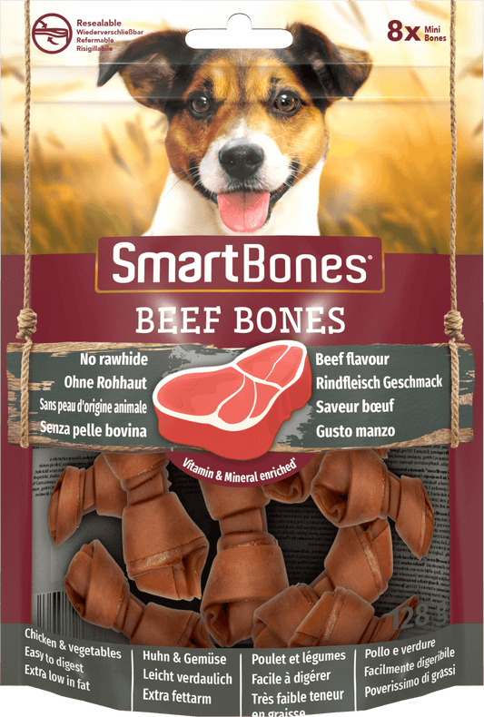 SmartBones Beef Mini 8pc x 7 | Luxury Home Accessories | Heulog Glow
