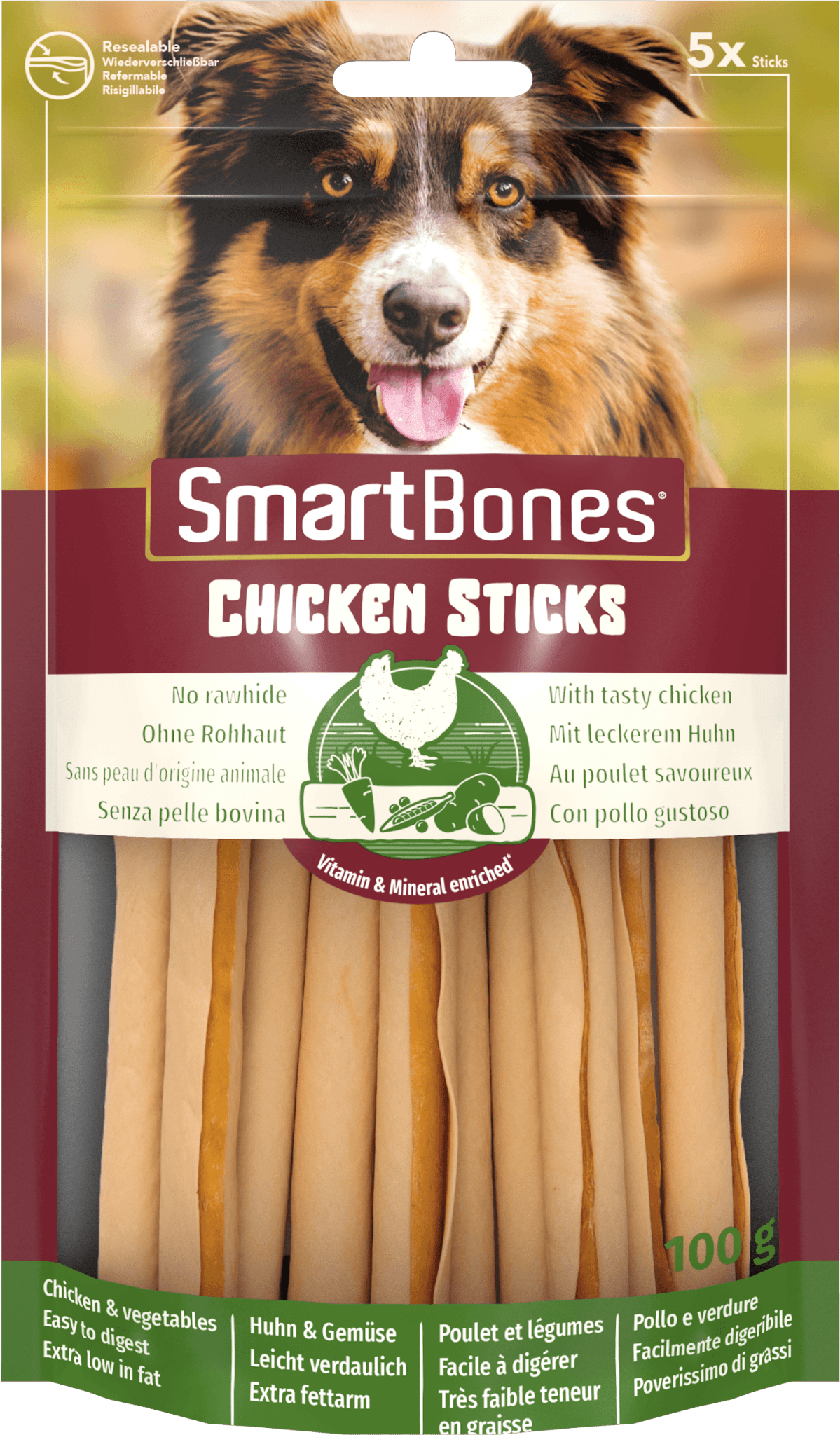 SmartBones Chicken 5pc x 14 | Luxury Home Accessories | Heulog Glow