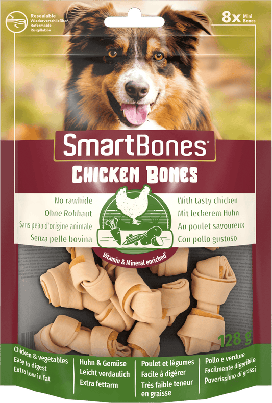SmartBones Chicken Mini 8pc x 7 | Luxury Home Accessories | Heulog Glow