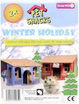 Smartkitz Pet Shacks Winter Holiday 2pack | Luxury Home Accessories | Heulog Glow