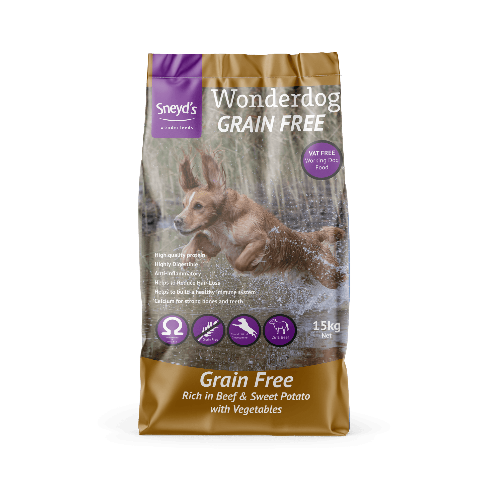 Sneyds Wonderdog Beef Grain Free | Luxury Home Accessories | Heulog Glow