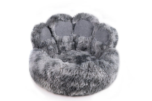 Snug & Cosy Anti Anxiety Paw Donut Grey | Luxury Home Accessories | Heulog Glow