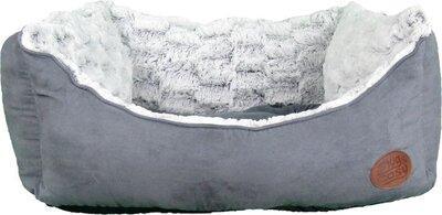 Snug & Cosy Novara Rectangular Charcoal Dog Bed | Luxury Home Accessories | Heulog Glow
