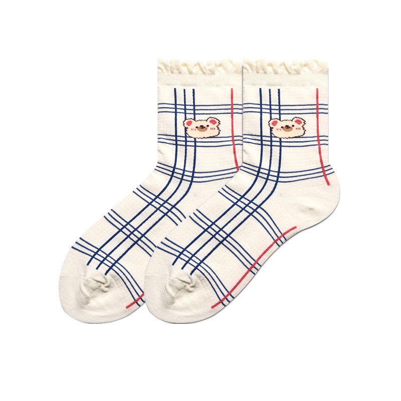 Socks Female Japanese Cute Cartoon Hand-painted Stockings Korean Version | Luxury Home Accessories | Heulog Glow