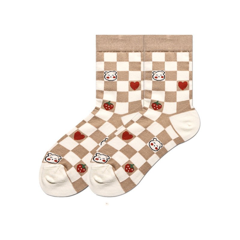 Socks Female Japanese Cute Cartoon Hand-painted Stockings Korean Version | Luxury Home Accessories | Heulog Glow