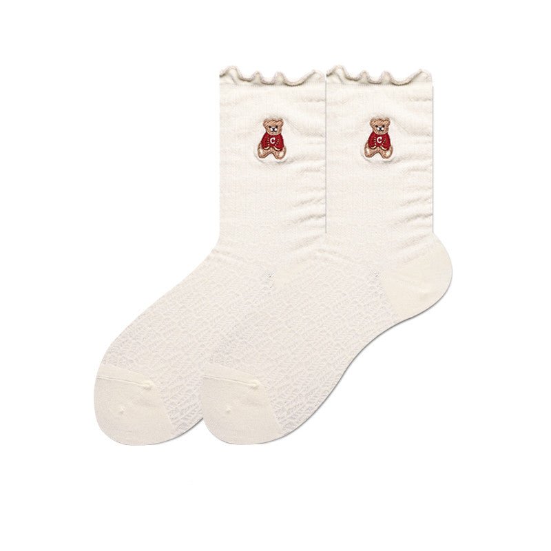 Socks Female Japanese Cute Cartoon Hand-painted Stockings Korean Version | Luxury Home Accessories | Heulog Glow