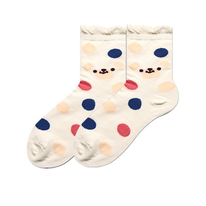 Socks Female Japanese Cute Cartoon Hand-painted Stockings Korean Version | Luxury Home Accessories | Heulog Glow