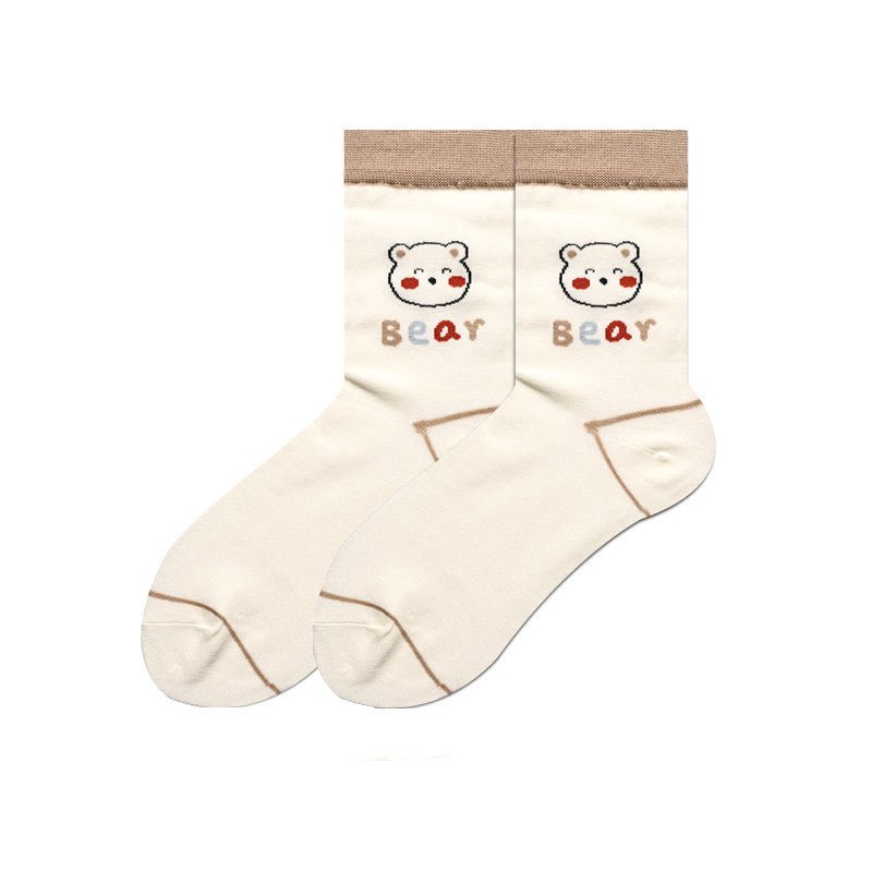 Socks Female Japanese Cute Cartoon Hand-painted Stockings Korean Version | Luxury Home Accessories | Heulog Glow