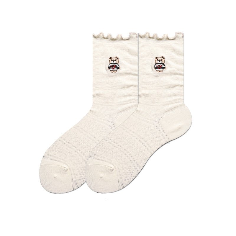Socks Female Japanese Cute Cartoon Hand-painted Stockings Korean Version | Luxury Home Accessories | Heulog Glow