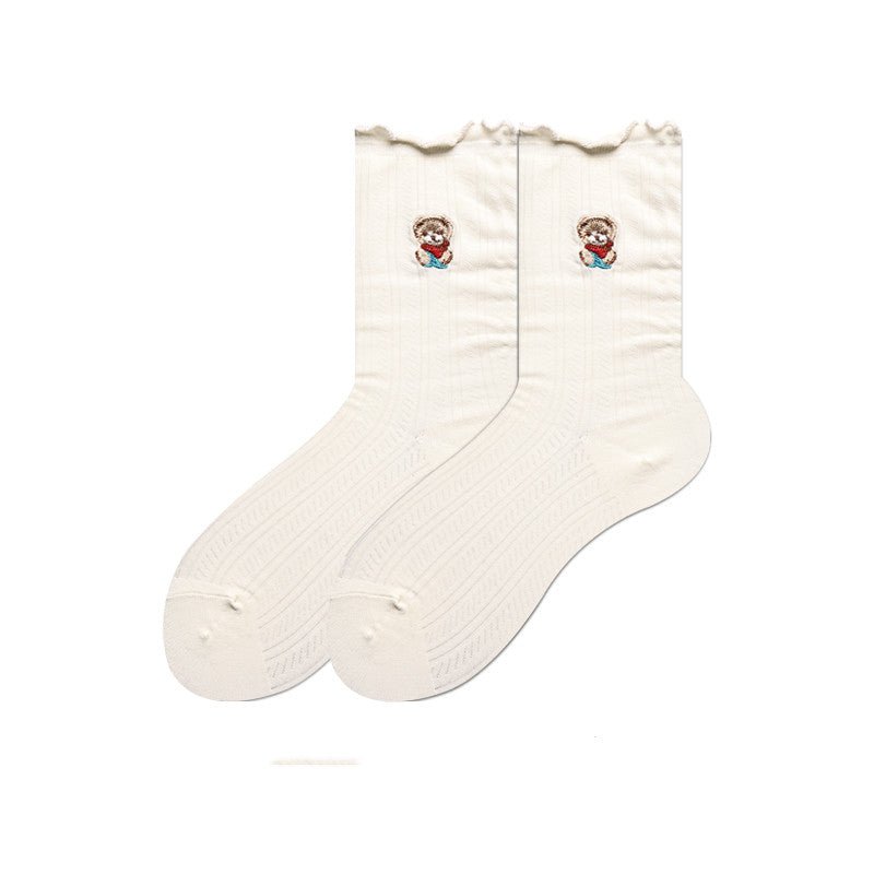 Socks Female Japanese Cute Cartoon Hand-painted Stockings Korean Version | Luxury Home Accessories | Heulog Glow
