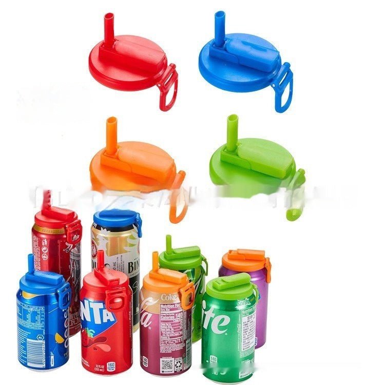 Soda Can Lid Straw Soda Can Lid Cola Cans Cup Lid Reusable Can Stopper For Soda Beer Drinks Juice Coke Beverage Cap Fits Standard Coke Can | Luxury Home Accessories | Heulog Glow
