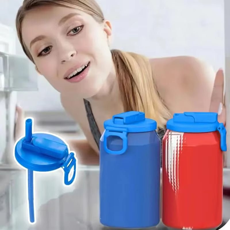 Soda Can Lid Straw Soda Can Lid Cola Cans Cup Lid Reusable Can Stopper For Soda Beer Drinks Juice Coke Beverage Cap Fits Standard Coke Can | Luxury Home Accessories | Heulog Glow
