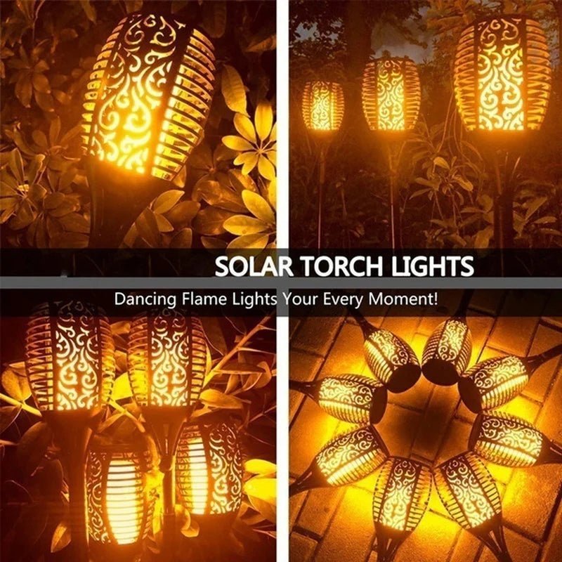 Solar Flame Torch Lights | Luxury Home Accessories | Heulog Glow