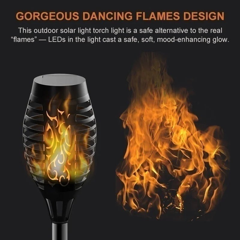 Solar Flame Torch Lights | Luxury Home Accessories | Heulog Glow