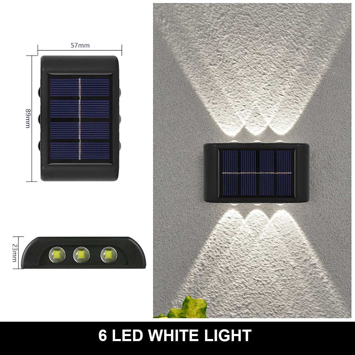 Solar LED Wall Lamp Outdoor Waterproof | Luxury Home Accessories | Heulog Glow