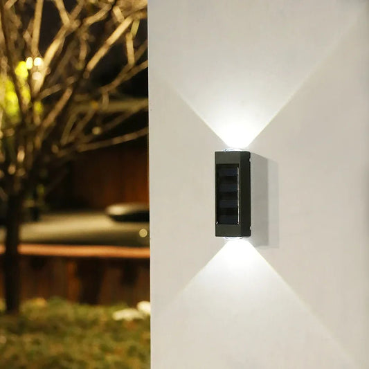 Solar LED Wall Lamp Outdoor Waterproof | Luxury Home Accessories | Heulog Glow