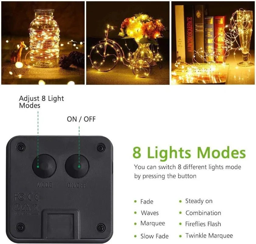 Solar String Lights Outdoor Waterproof | Luxury Home Accessories | Heulog Glow