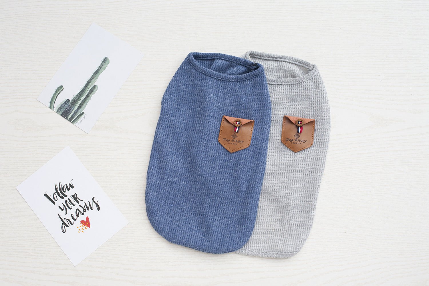 Solid color dog breathable T-shirt vest | Luxury Home Accessories | Heulog Glow