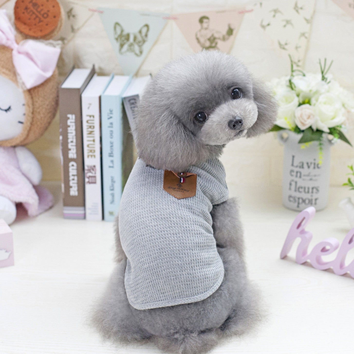 Solid color dog breathable T-shirt vest | Luxury Home Accessories | Heulog Glow