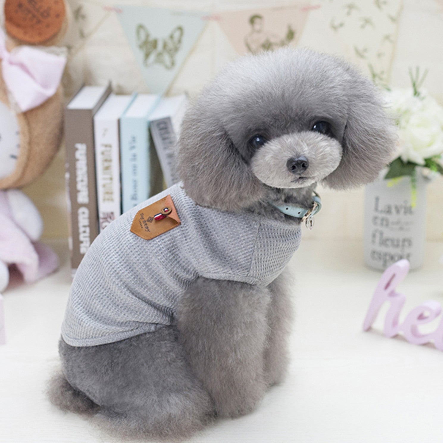Solid color dog breathable T-shirt vest | Luxury Home Accessories | Heulog Glow