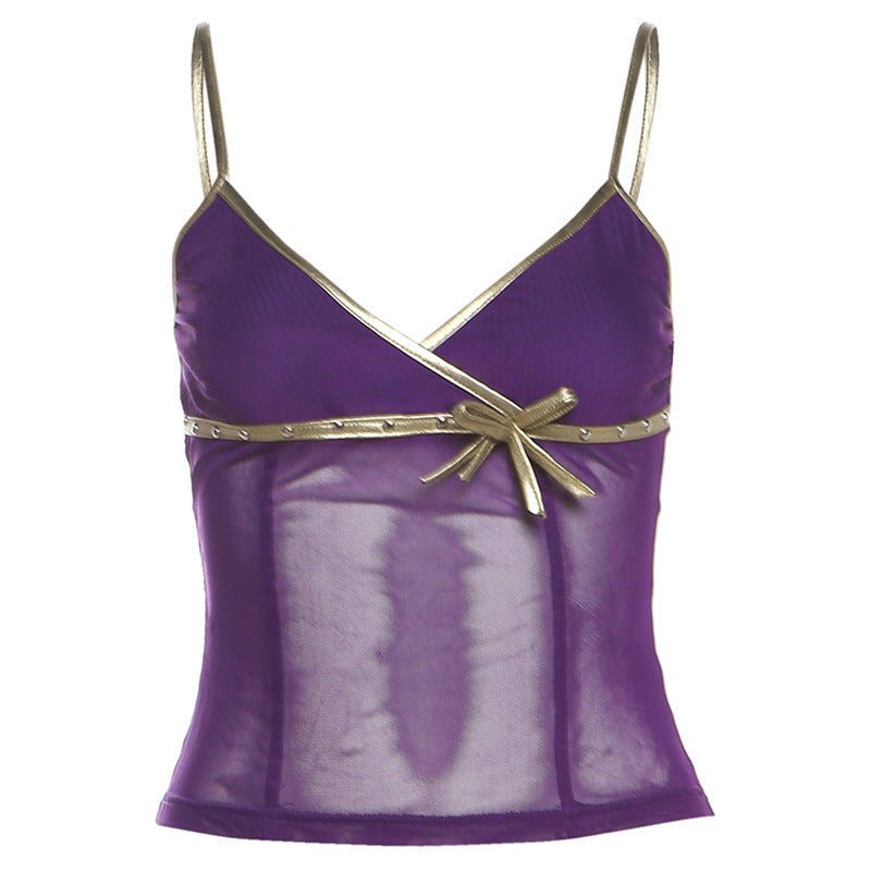 Solid-color Slim-fit Street-style Sleeveless Backless Tank Top For Women | Luxury Home Accessories | Heulog Glow
