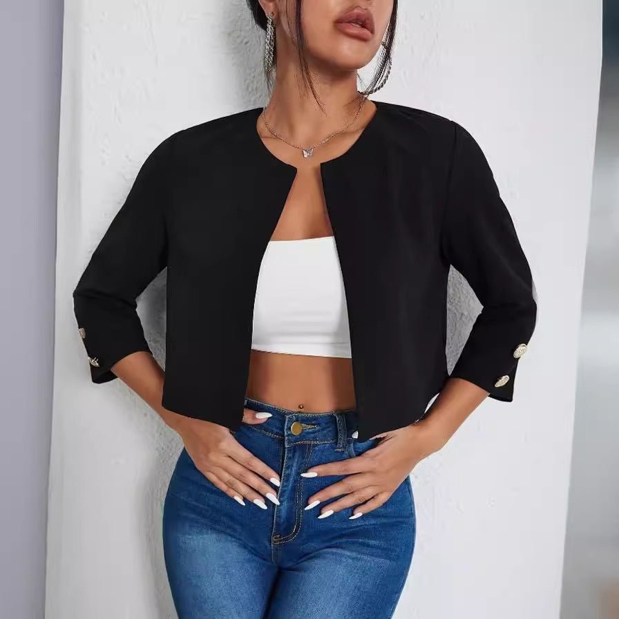 Solid Color Slit Bomber Jacket | Luxury Home Accessories | Heulog Glow