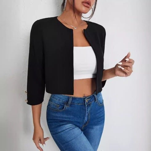 Solid Color Slit Bomber Jacket | Luxury Home Accessories | Heulog Glow